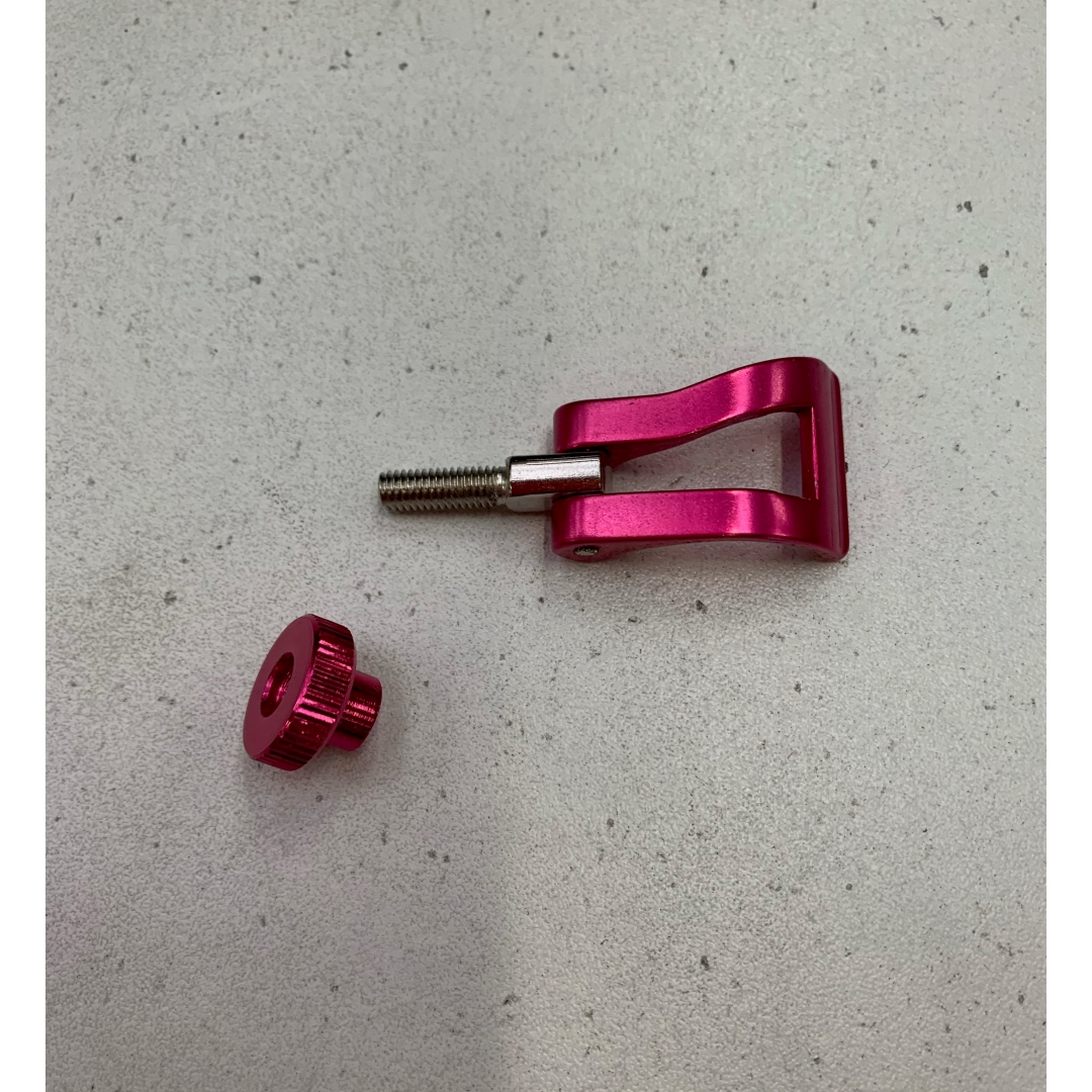 Clapet et écrou Easy-lock rose pour bâton de randonnée Guidetti