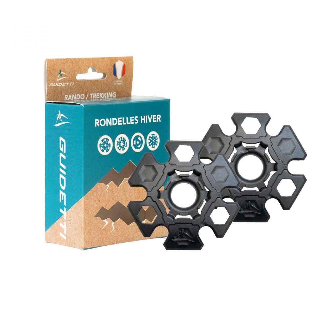 Rondelles hiver Snowflex pour bâtons de randonnée Guidetti