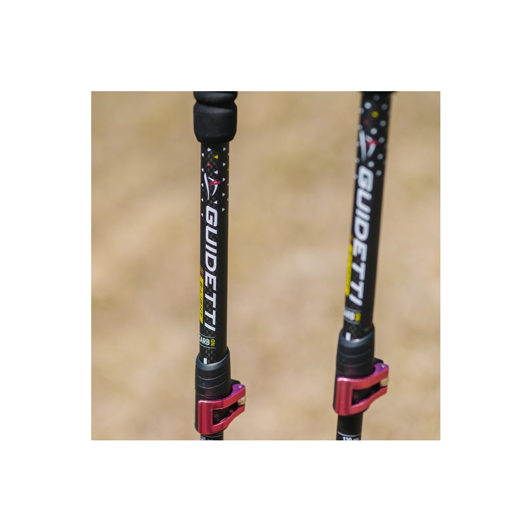 Hiking poles Guidetti BLight alu-carbon Rubis