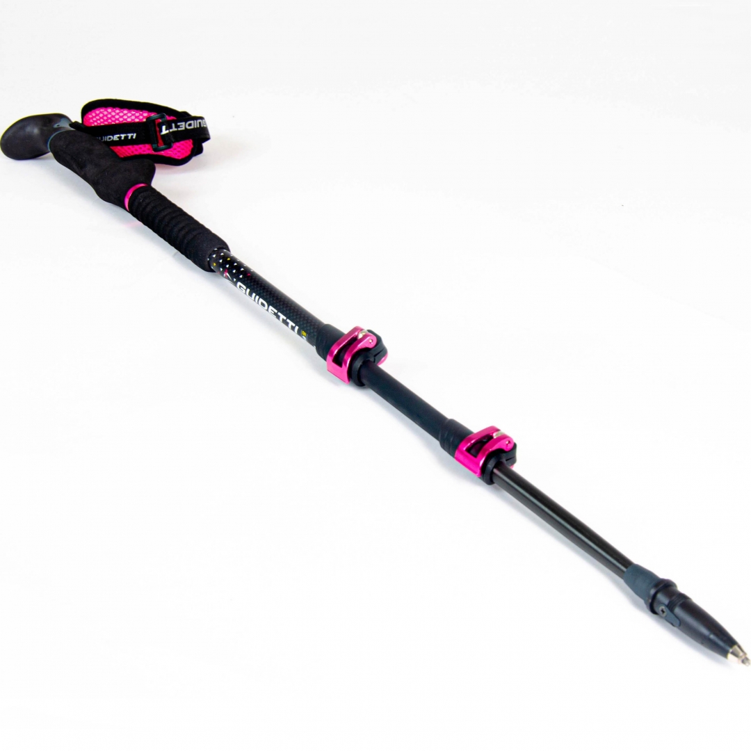 Hiking poles Guidetti BLight alu-carbon Rubis