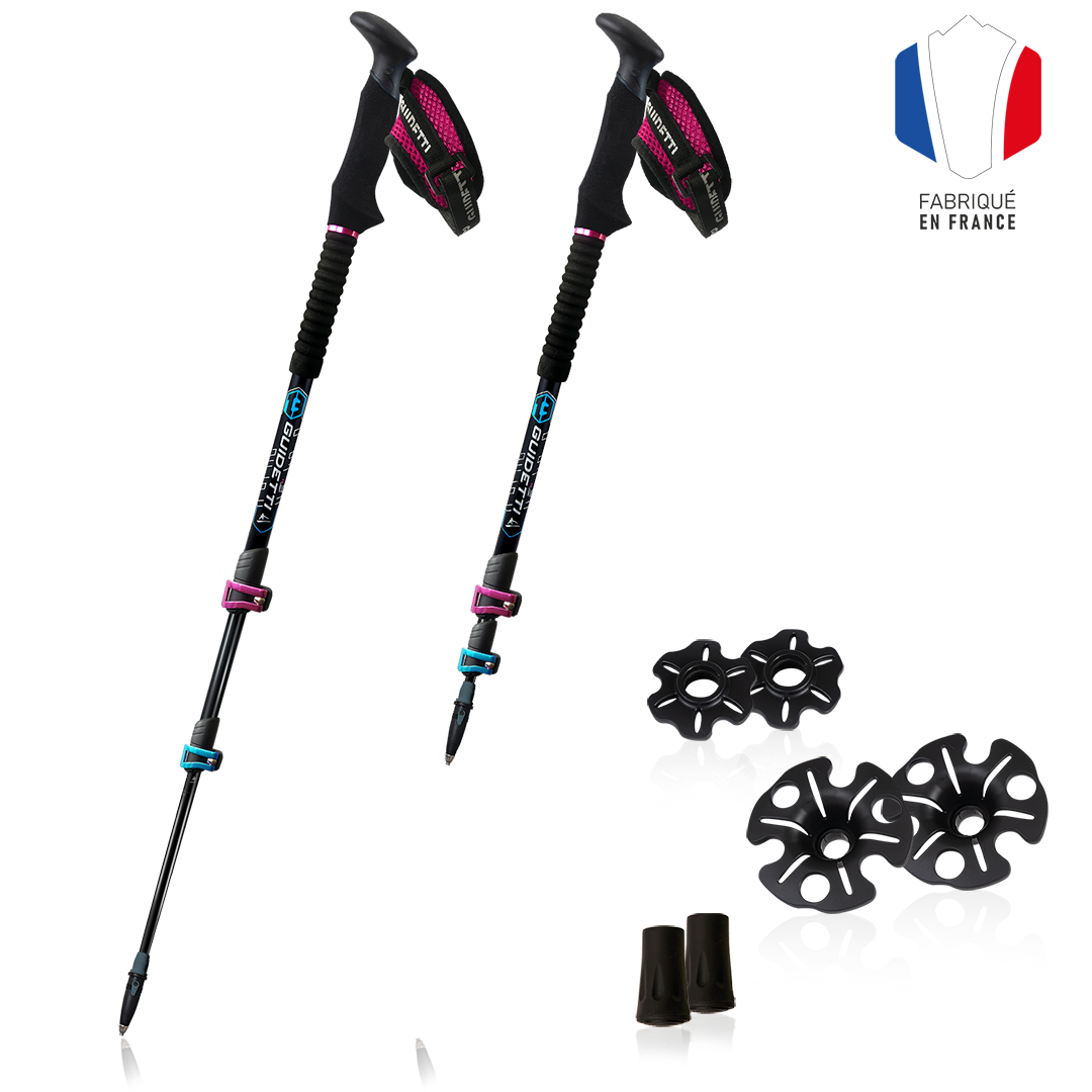 Hiking poles Guidetti T3 LIGHT PERLE